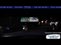 1080P 2MP اتومبیل مادون قرمز ADAS جلوگیری از برخورد پخش آینه ی عقب